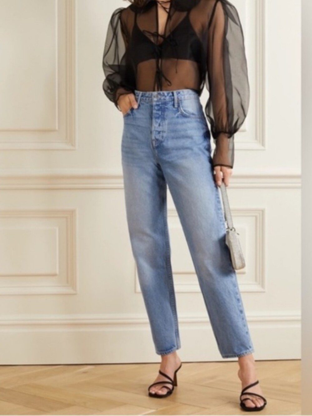Grlfrnd Devon Jeans Straight Leg High Rise